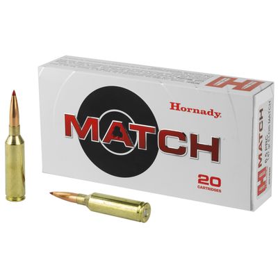 HORNADY 6.5 PRC Match, 147GR ELD-M, 20RD/BX, 81620