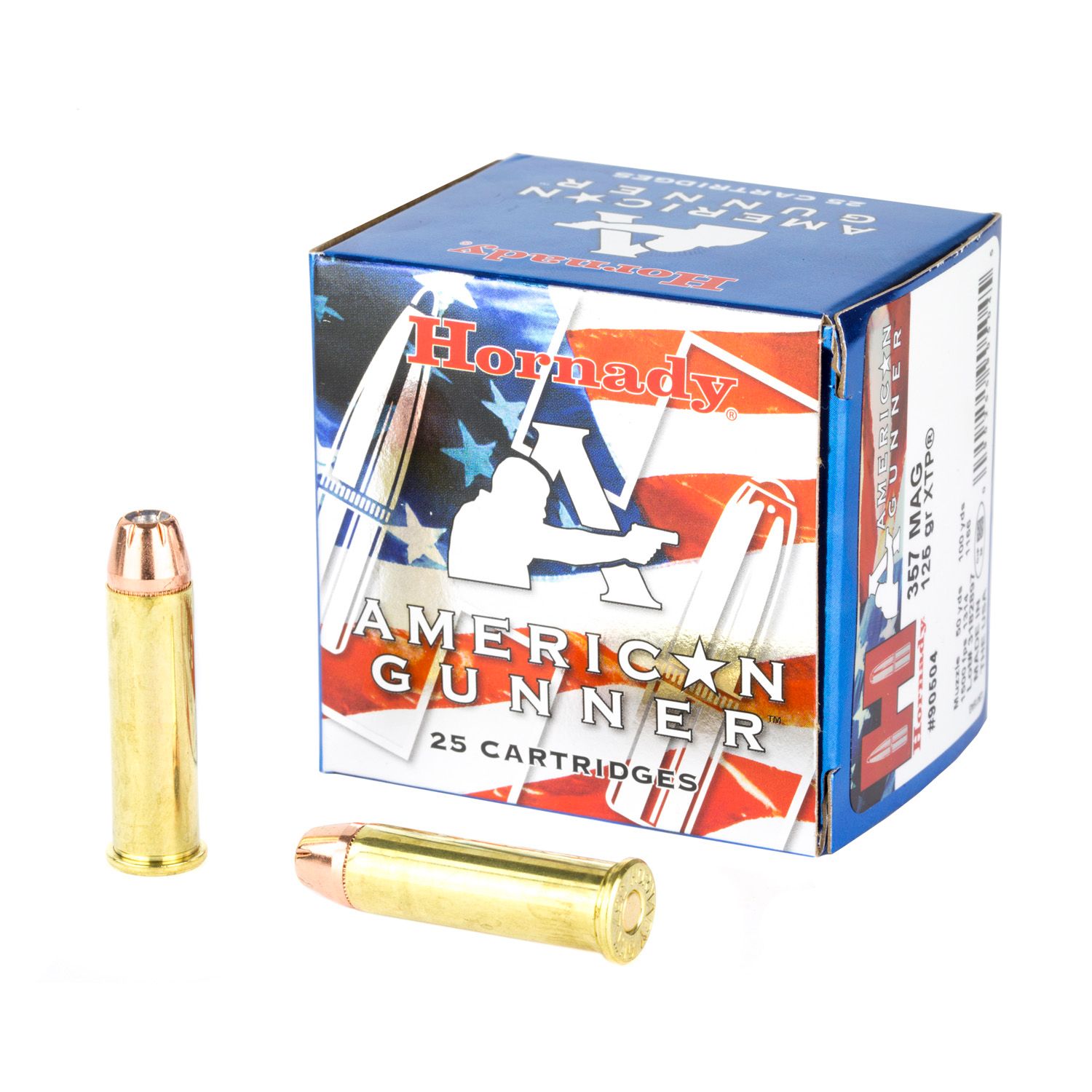 HORNADY AMERICAN GUNNER .357MAG 125GR XTP 25RDS