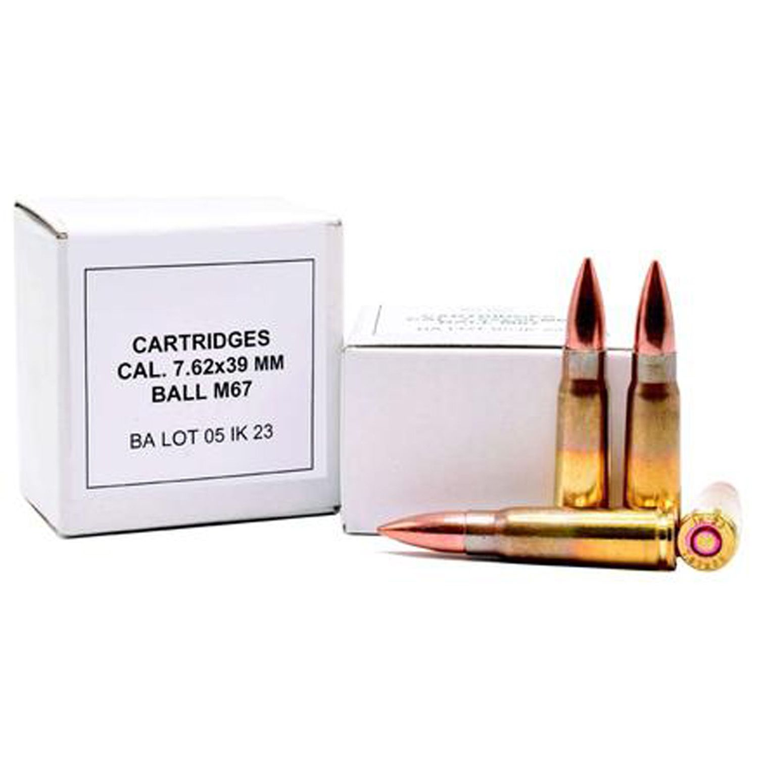 IGMAN 7.62X39 AMMO 15 RDS 123 GRAIN FMJ 2,550 FPS