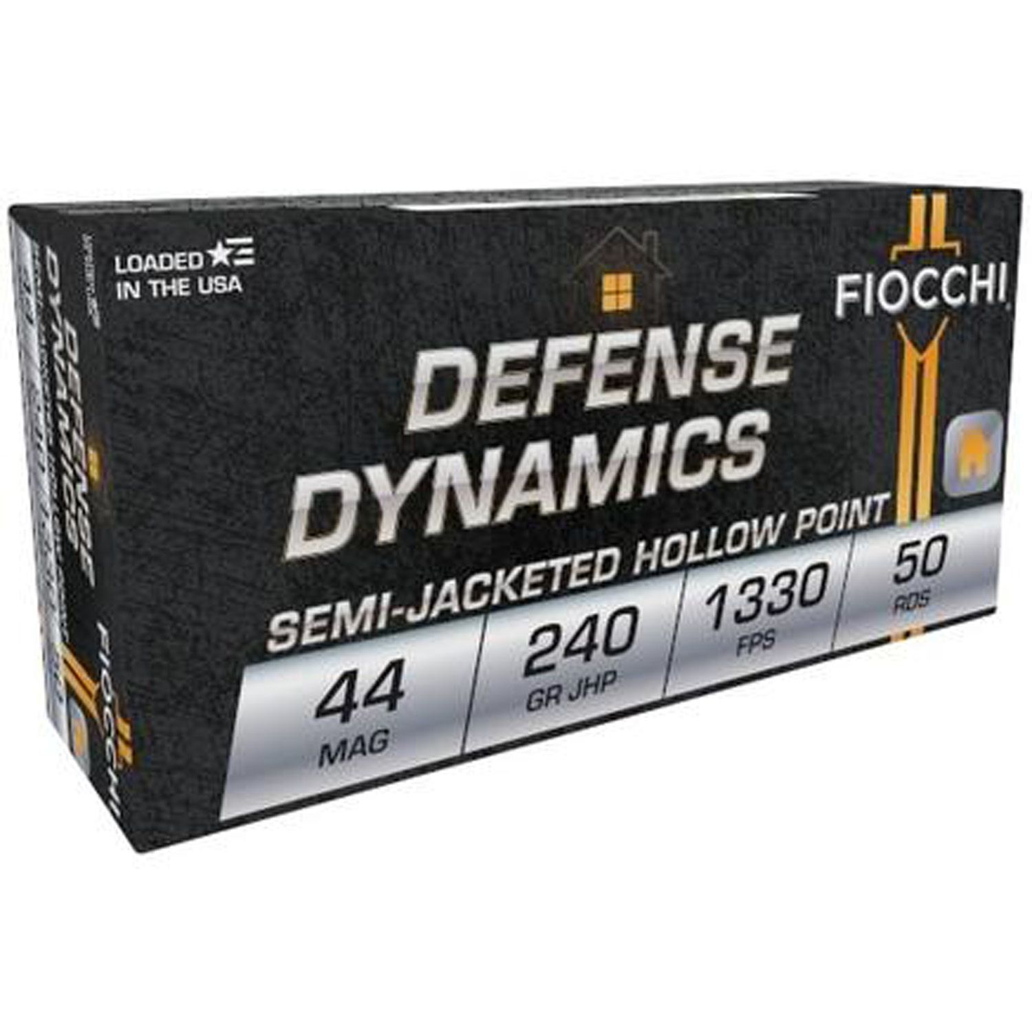 FIOCCHI 44 REM MAG 240GR JHP 50RD