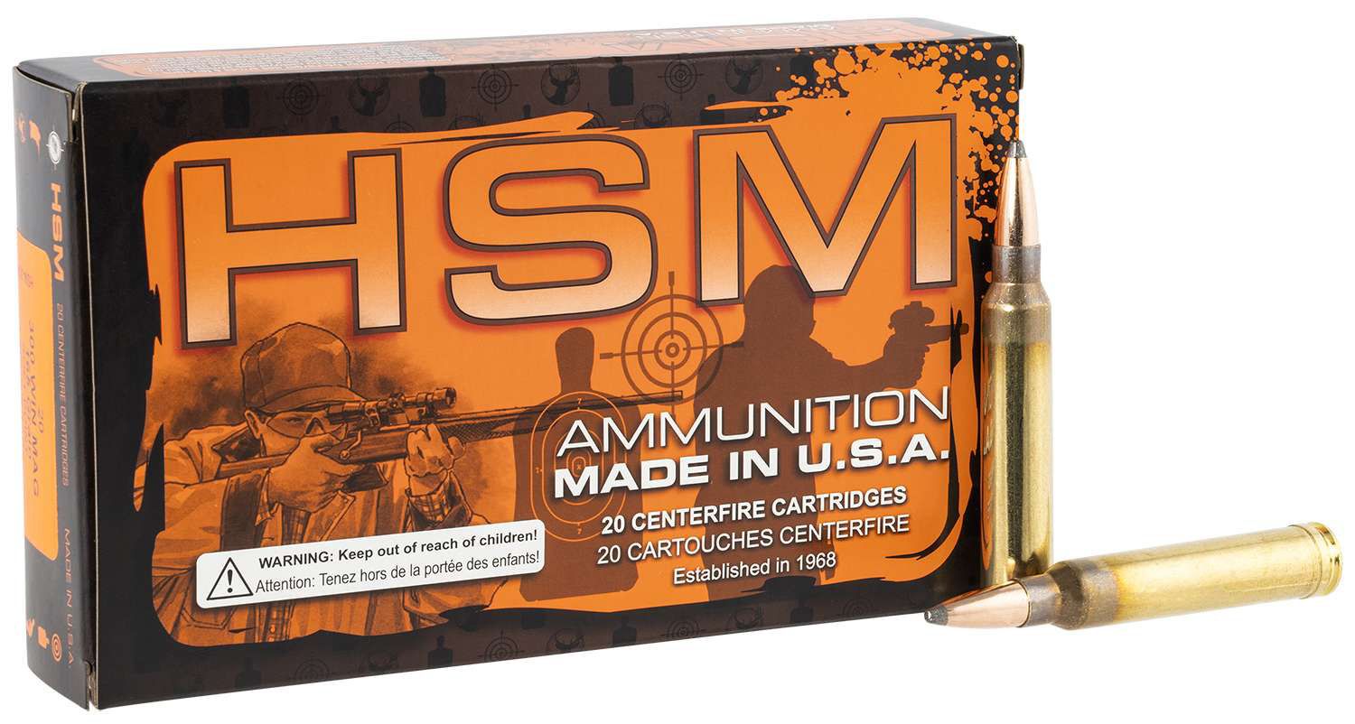 HSM .300 WIN, 165GR SP, 20RD/BX, A300WM47NL