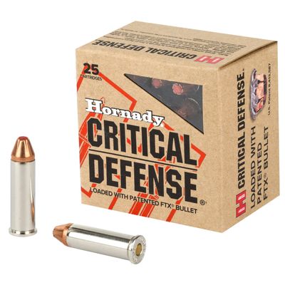 HORNADY .38SPL Critical Defense, 110GR FTX, 20RD/BX, 90310