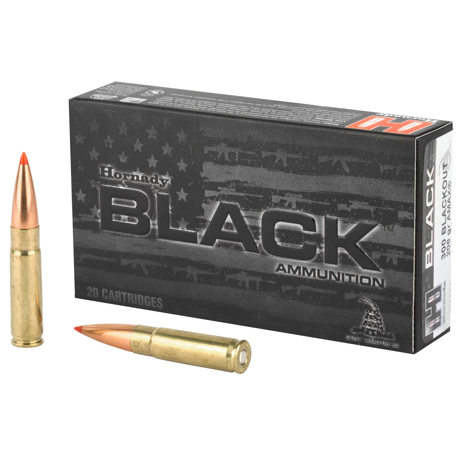 HORNADY BLACK 300BLK 208GR AMAX 20/200
