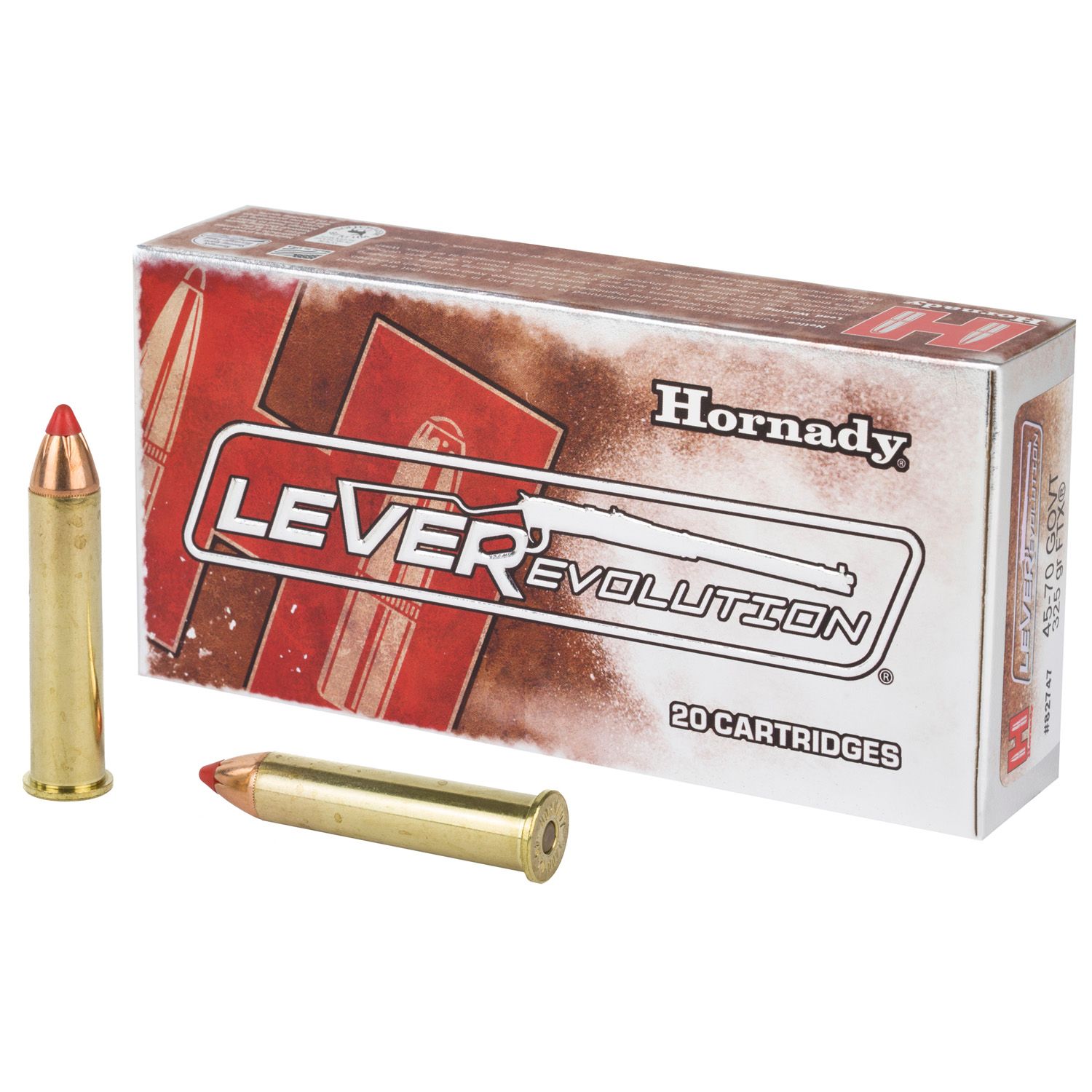 HORNADY .45-70 LEVERevolution, 325GR FTX, 20RD/BX, HO82747