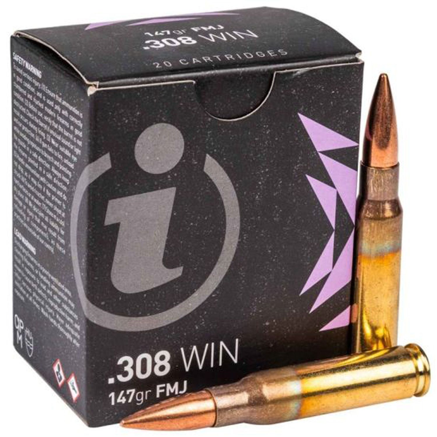 IGMAN .308 WIN, 147GR FMJ, 20RD/BX, AIG308