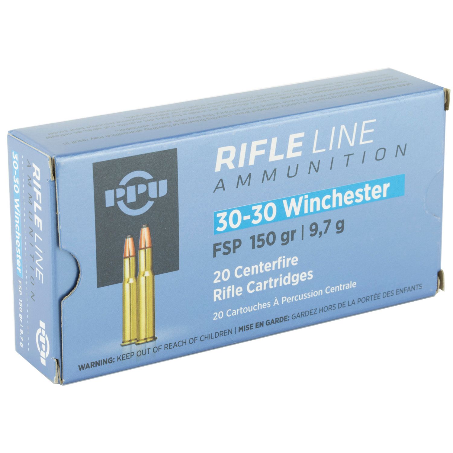 PPU .30-30 WIN, 150GR FSP, 20RD/BX, 8605003812449, PP30301