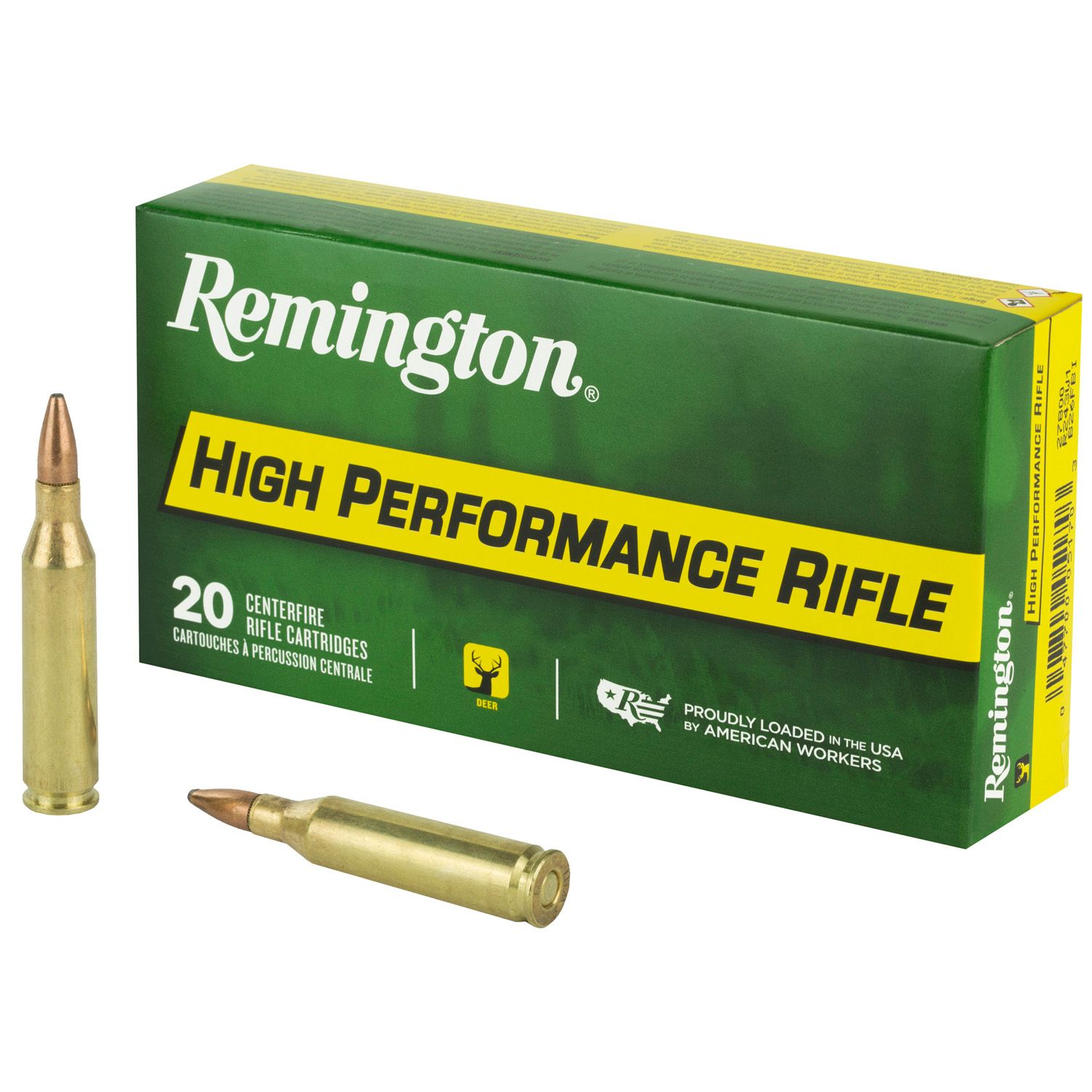 REMINGTON .243 WIN, 80GR PSP, 20RD/BX, 047700051703, R243W1