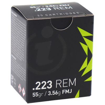 IGMAN .223, 55GR FMJ, 20RD/BX, LREM223