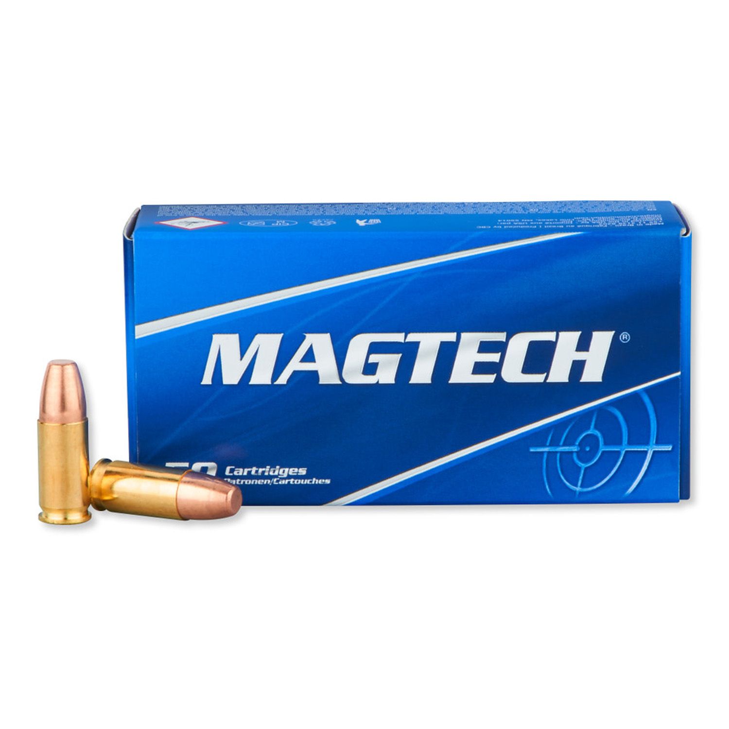 MAGTECH 9MM SUBSONIC, 147GR FMJ, 50RD/BX, 9G