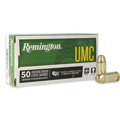 REMINGTON .45ACP UMC, 185GR FMJ, 50RD/BX, L45AP1
