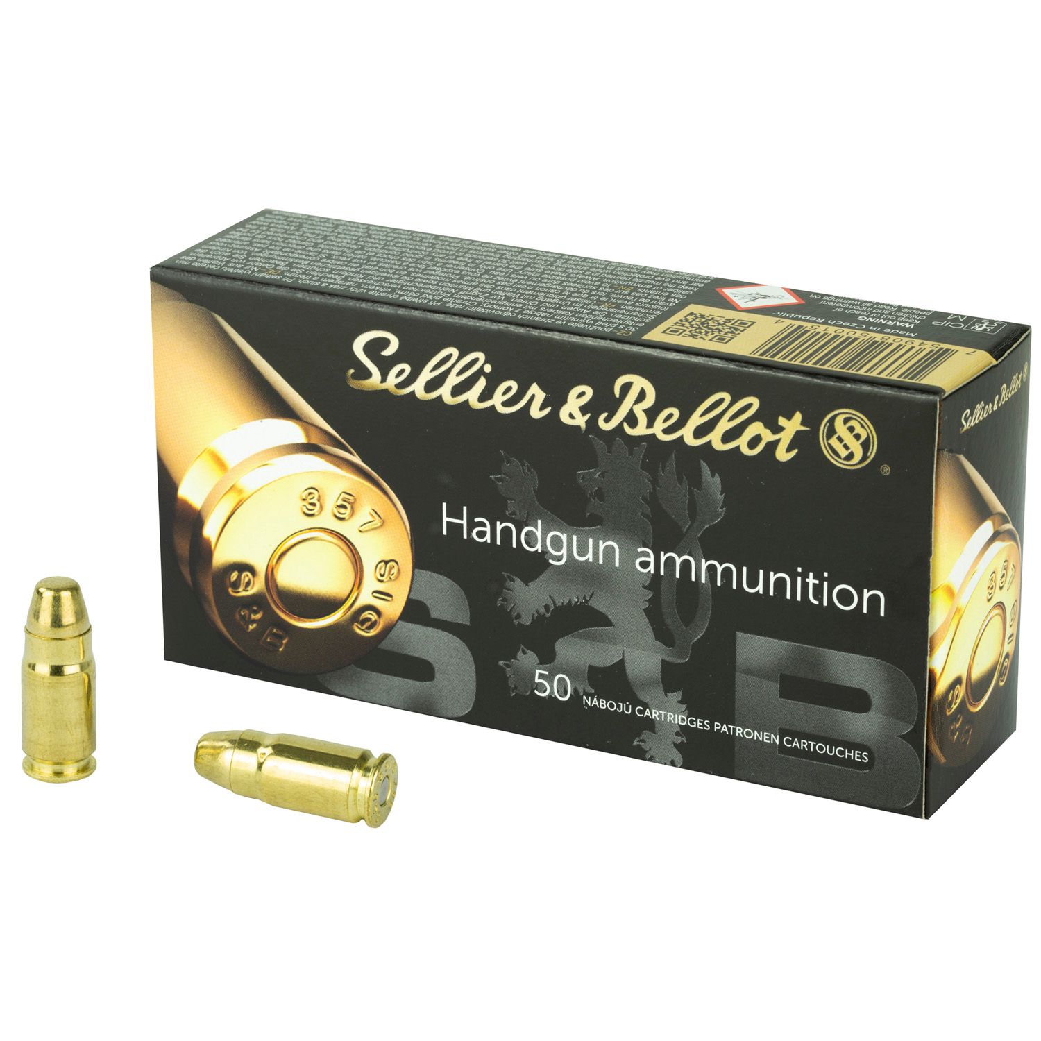 SELLIER &amp; BELLOT .357 SIG AMMUNITION 50 ROUNDS FMJ 140 GRAINS