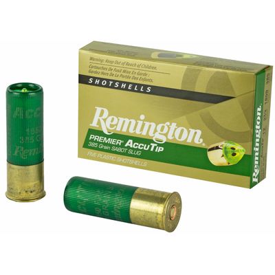 REMINGTON PREMIER ACCUTIP 12GA 2.75-INCH 385GR SABOT SLUG 5RDS
