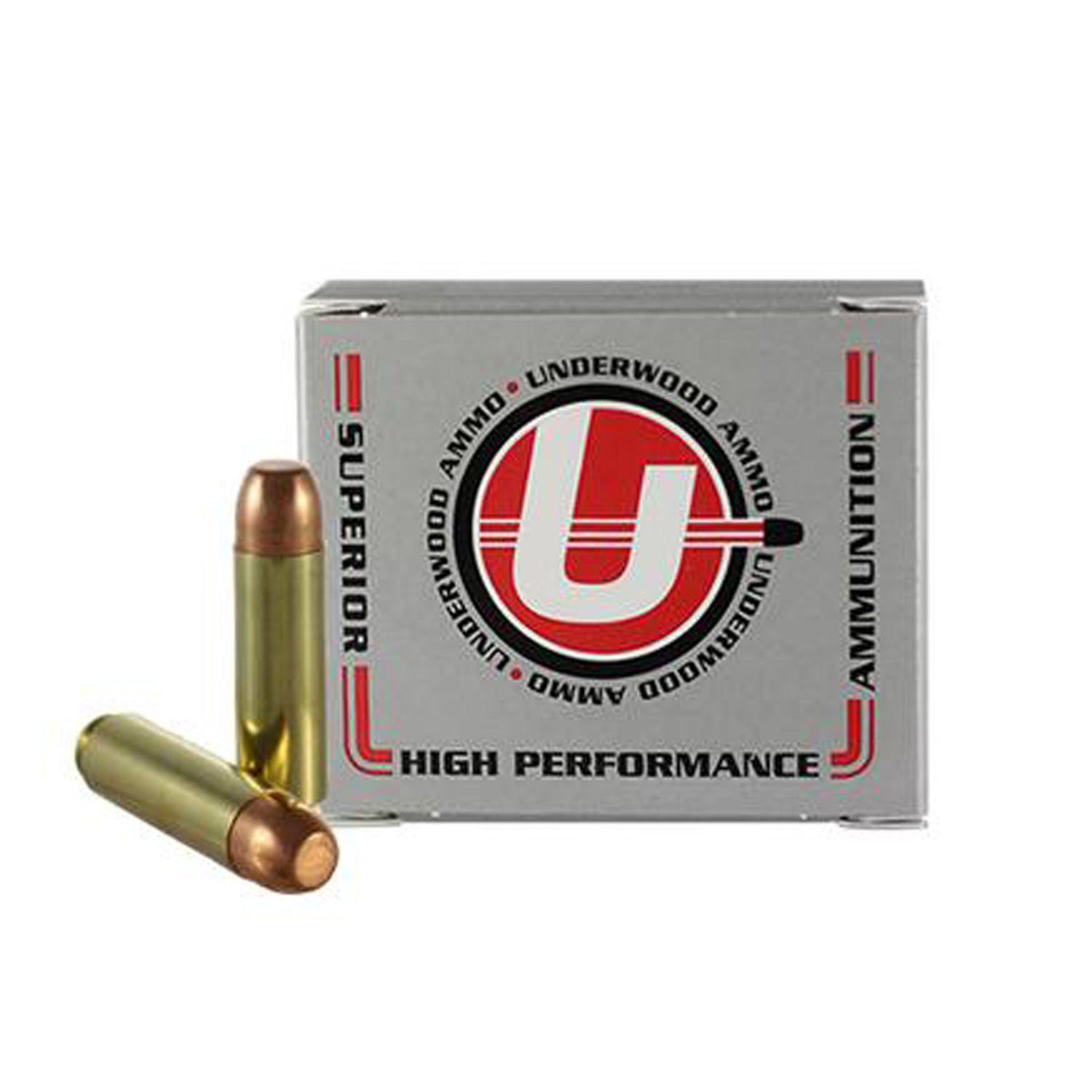 Underwood Ammo Rifle Ammunition 50 Beowulf 350gr FMJ 2449 fps 20/ct 816874023614