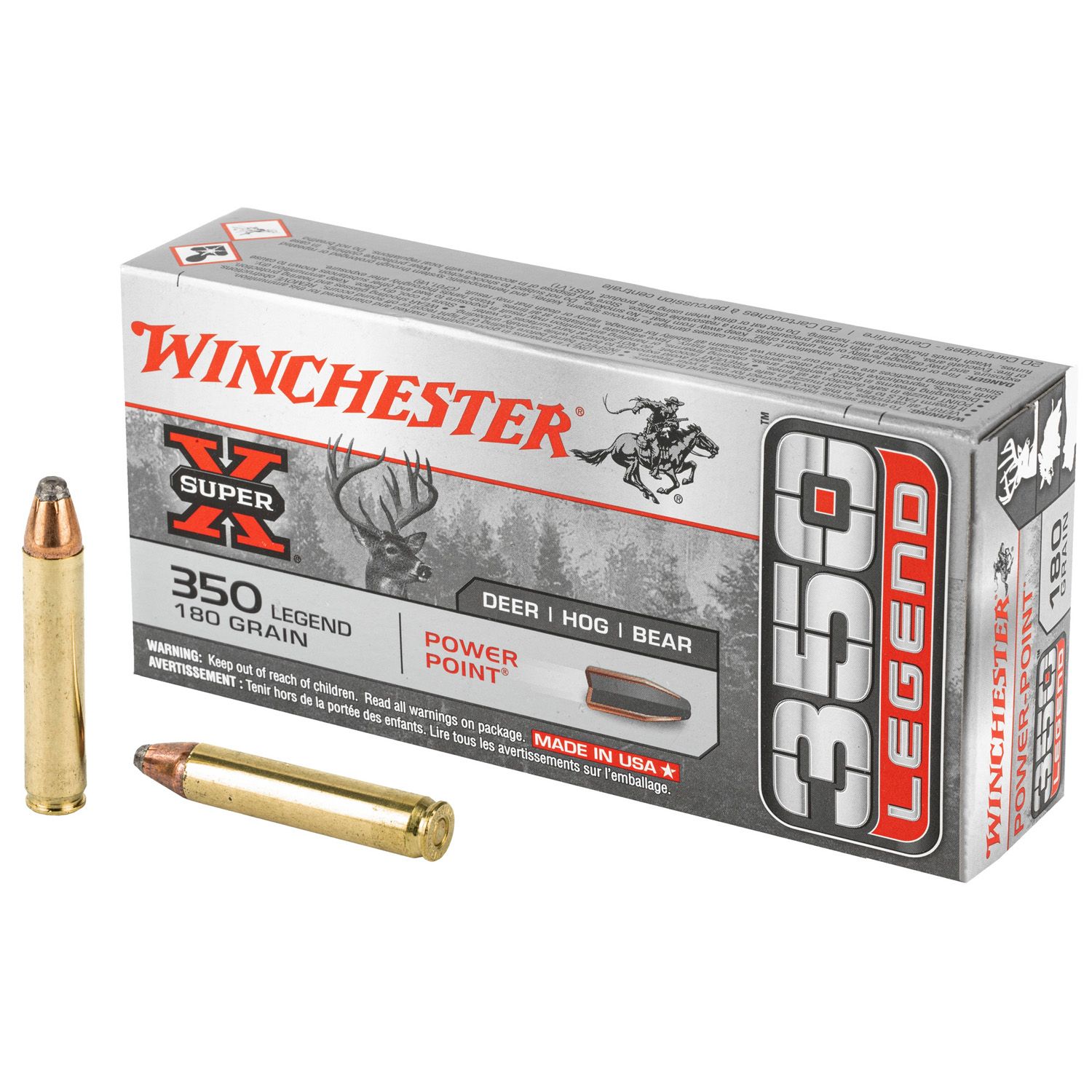 WINCHESTER .350 LEGEND, 180GR Super-X, AX3501
