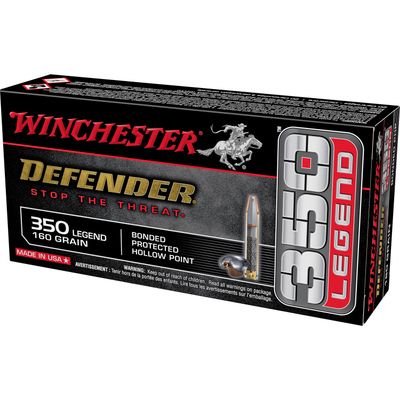 WINCHESTER .350 LGND Defender, 160GR BHP, 20RD/BX, S350PDB