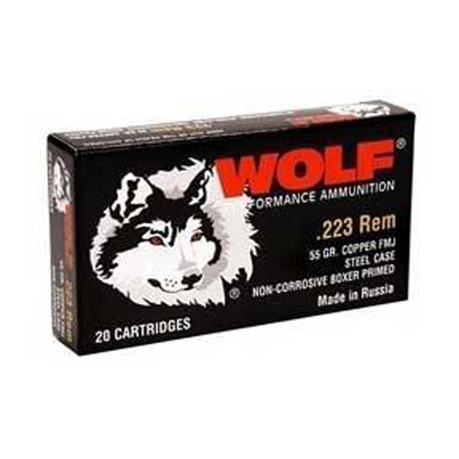 WOLY POLYFORMANCE 223 55GR FMJ 20RD BOX
