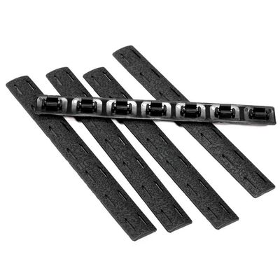 BRAVO COMPANY, 5.5&quot; MCMR RAIL PANEL KIT, M-LOK COMPATIBLE, 5 PACK, BLACK, 812526021557, BCM-MCMR-RP-BLK-5