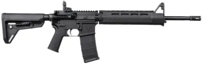 Bravo Company Manufacturing RECCE-16 MCMR, 16&quot; 5.56 NATO Rifle w/Chrome Lined Barrel, Mid-Length, Black