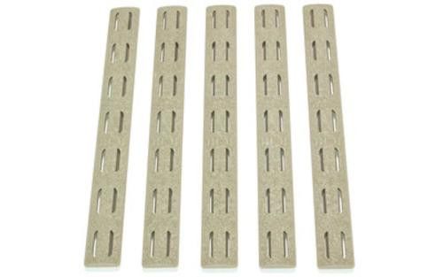 BRAVO COMPANY MCMR RAIL PANEL KIT FDE MLOK COMPATIBLE 5.5 IN 5 PACK