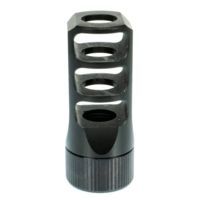 FAXON .450 &amp; .458 MUZZLOKÂ® 3 PORT MUZZLE BRAKE, STEEL, QPQ NITRIDE 11/16X24