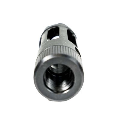 FAXON 9MM/350LEGEND MUZZLOK PORTED FLASH HIDER, STEEL, QPQ NITRIDE