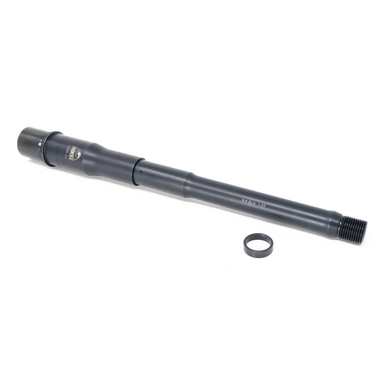 Faxon Duty Series 12&quot; Big Gunner, 8.6 Blk, Pistol Length,  AR-10 Barrel, 816341026377, 10A863P12NGQ