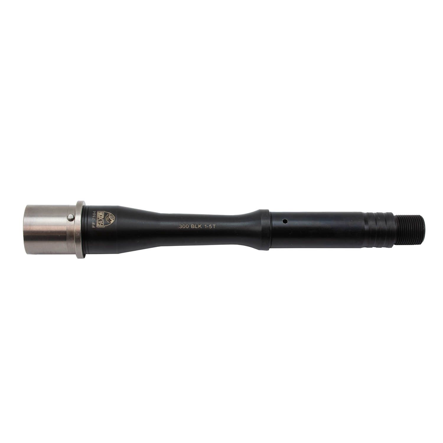 FAXON MATCH SERIES 7.5&quot;, GUNNER 300 BLK, 1:5T, PISTOL-LENGTH, 416-R STAINLESS QPQ NITRIDE, 5R, NICKEL TEFLON EXTENSION AR-15 BARREL