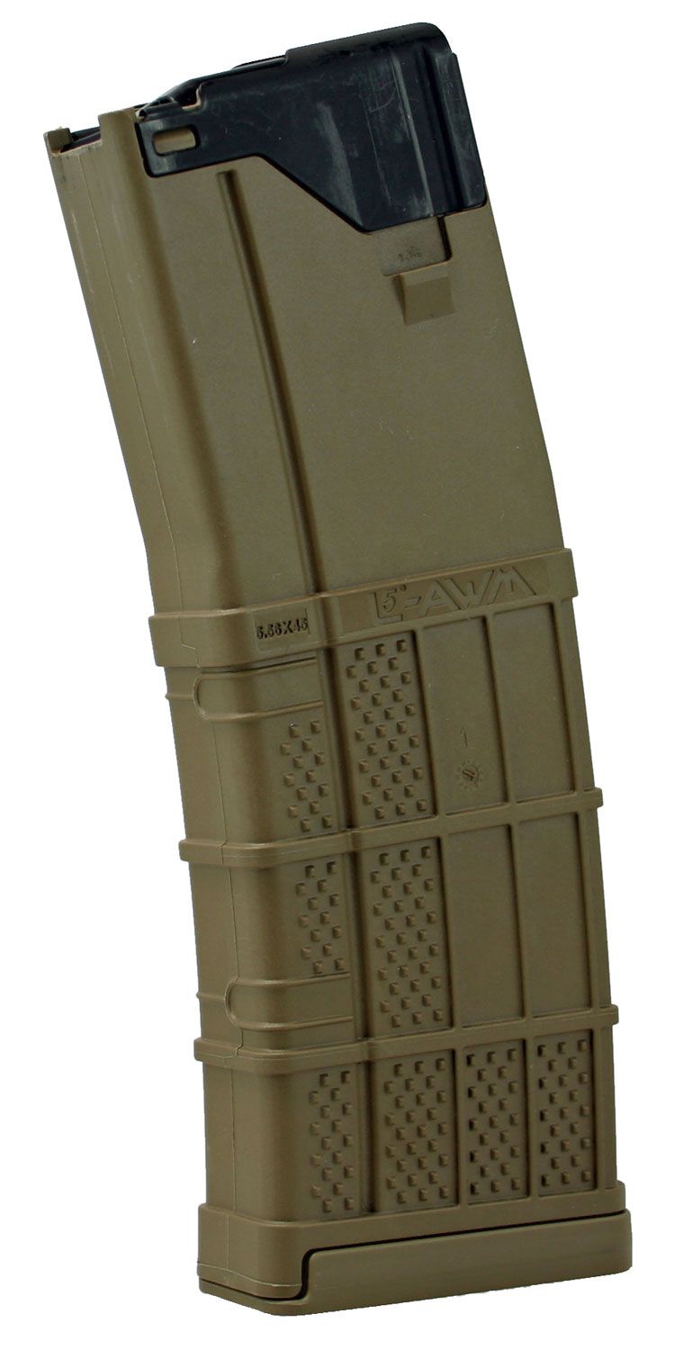 LANCER SYSTEMS L5AWM 30-ROUND AR-15 MAGAZINE - 5.56 NATO - FLAT DARK EARTH