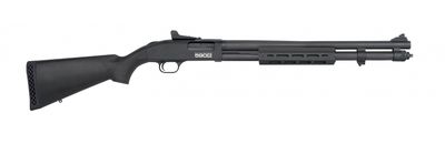 MOSSBERG 590S 12GA 20&quot; 9RD 1.75&quot;-3&quot; M-LOK BLUED/SYN, 015813516020, 51602