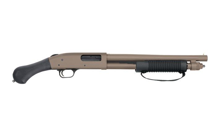 MOSSBERG 590 SHOCKWAVE 12GA 14&quot; FDE SHOTGUN, 5RD