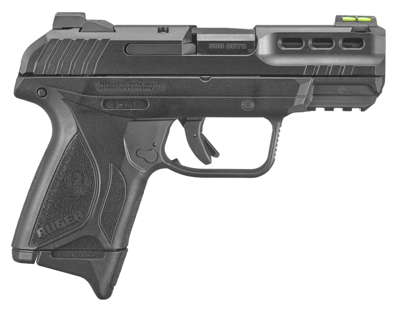 RUGER LITE RACK SECURITY-380 HANDGUN .380 AUTO 15RD MAGAZINE 3.42&quot; BARREL FIBER FRONT SIGHT
