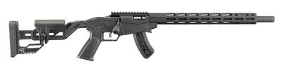 RUGER PRECISION RIMFIRE 17 HMR 18&quot; 15+1 BLACK HARD COAT ANODIZED ADJUSTABLE QUICK-FIT PRECISION W/ONE-PIECE CHASSIS STOCK