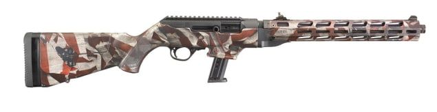 RUGER PC CARBINE TAKEDOWN AMERICAN FLAG 9MM