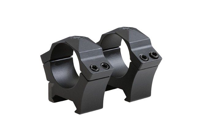 SIG SAUER ALPHA HUNTING SCOPE RINGS MACHINED STEEL 30MM LOW BLACK