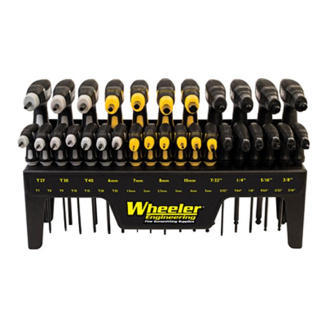 WHEELER SAE/METRIC/HEX/TORX P-HANDLE DRIVER SET, 30 PC