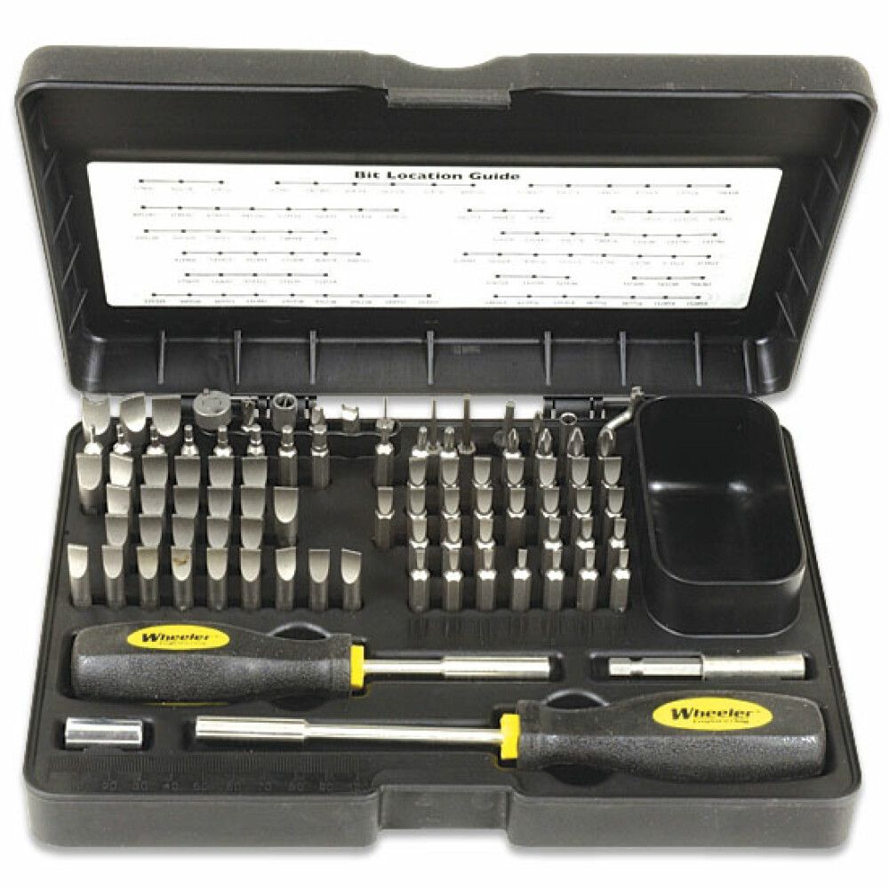 Wheeler Engineering 89-Piece Professional Gunsmithing Screwdriver Set, 661120621942, 562194