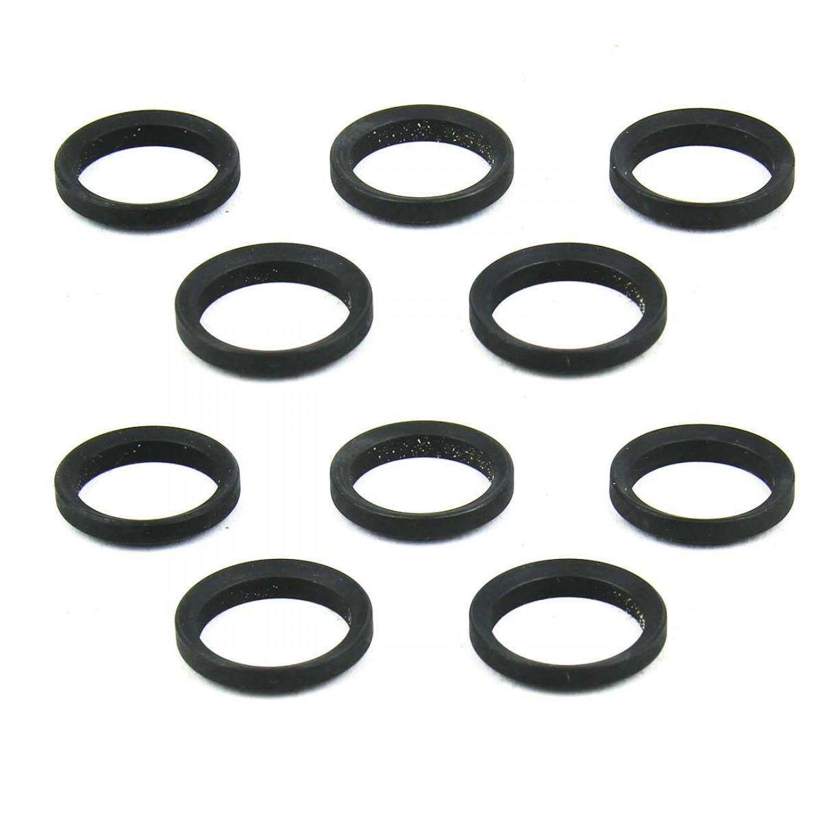 TACFIRE AR-10 MUZZLE BRAKE CRUSH BLACK WASHERS - 10/CT