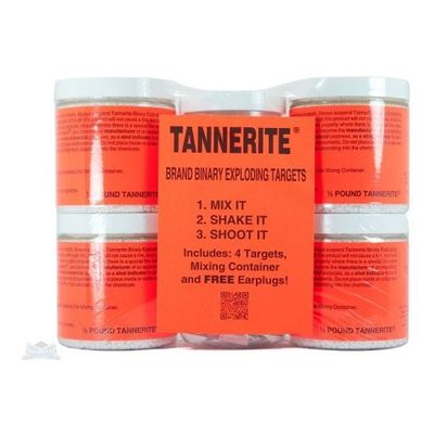 TANNERITE EXPLODING RIFLE TARGETS 1/2LB 4/PK