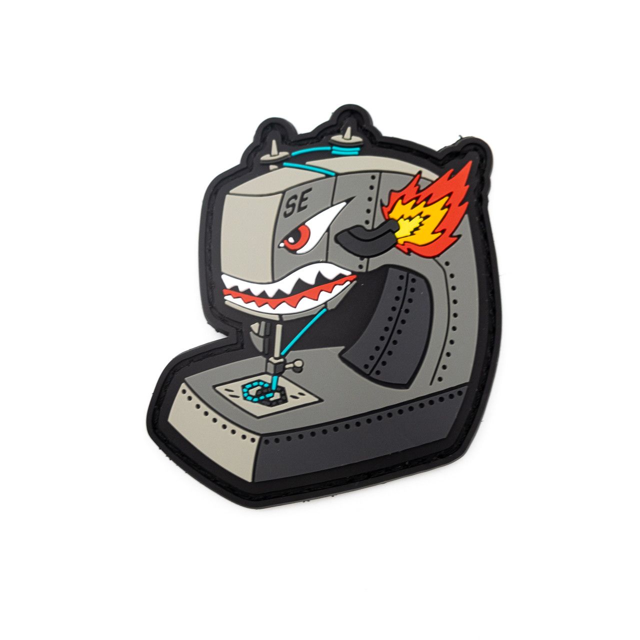 Savior, Velcro Patch, Angry Sewing Machine, , SAV-PA-SEW-FT