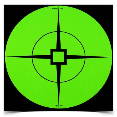 Birchwood Casey Target Spots Targets 6&quot; Spots 10 Pack, 029057339369, 33936