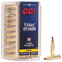 CCI .17HMR TNT, 17GR JHP, 50RD/BX, CCI53