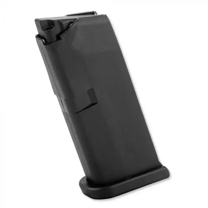 GLOCK Factory Magazine G43 GEN4 9MM 6 RD, BLK, Flat Baseplate