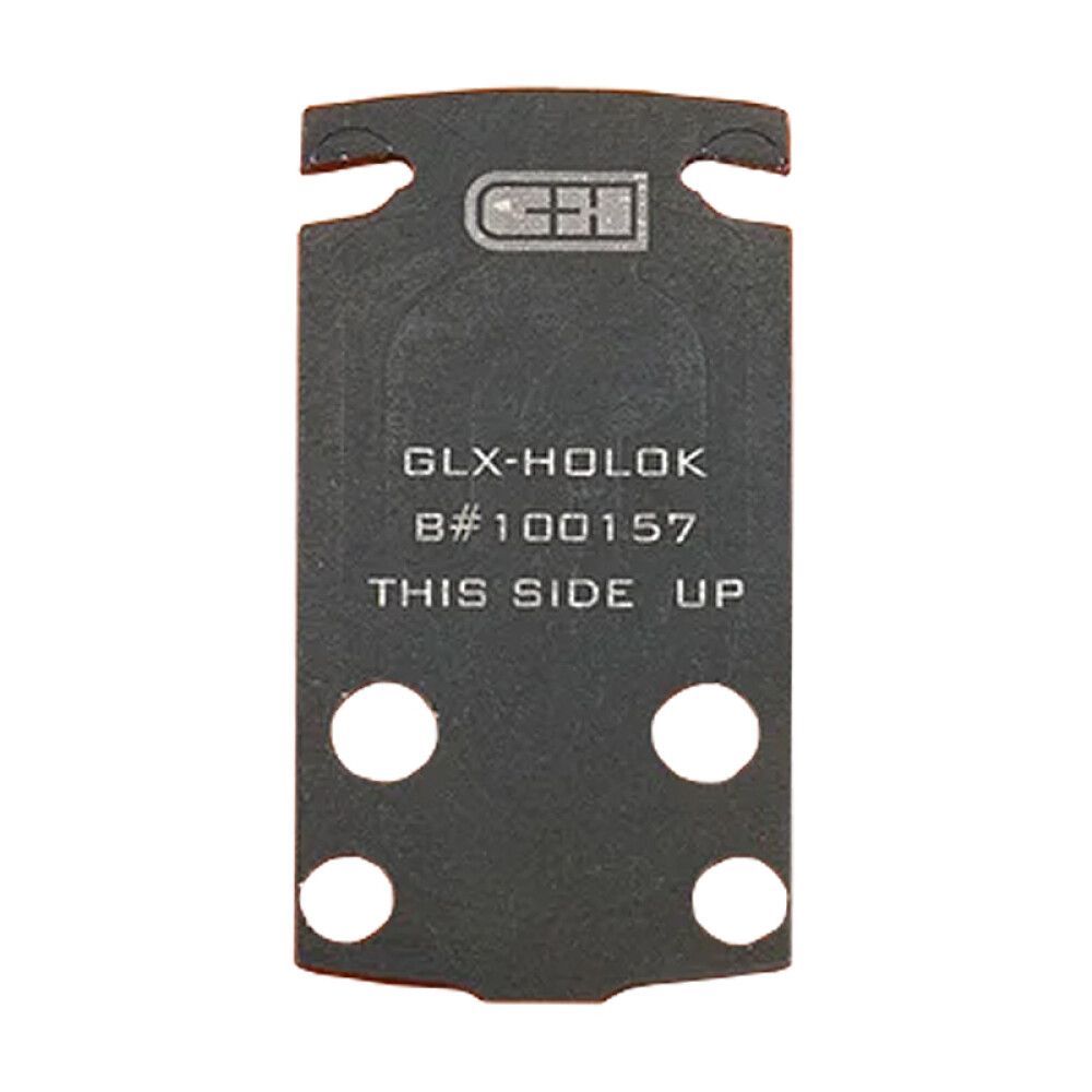 C&amp;H Precision V4 MIL/LEO Optic Plate for Glock 43X/48 MOS and Holosun 407k/507k, 616943731354, GLX-HOLOK-V2