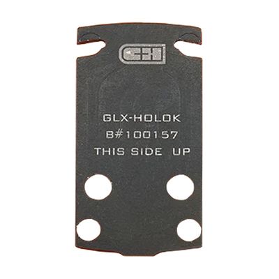 C&amp;H Precision V4 MIL/LEO Optic Plate for Glock 43X/48 MOS and Holosun 407k/507k, 616943731354, GLX-HOLOK-V2