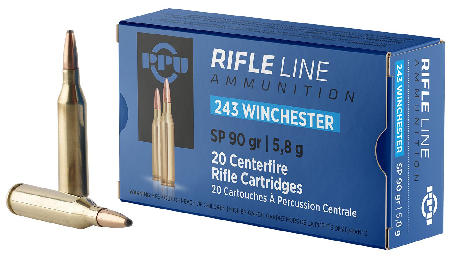 Prvi Partizan PPU Standard .30-06 Springfield Ammunition 20 Rounds 180 Grain SP 2700fps, 8605003812531, PP30063