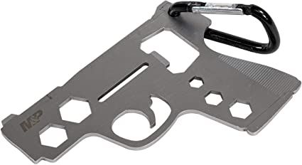 SMITH &amp; WESSON KNIVES M&amp;P PISTOL NOVELTY MULTI-TOOL STAINLESS MODEL: 1094693