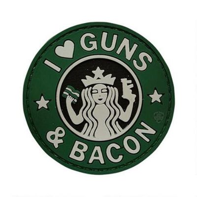 GUNS &amp; BACON MORALE PATCH, 690104426471, TSP-6713000