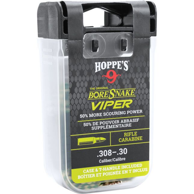 Hoppe&#39;s BoreSnake Viper Den Bore Cleaner Rifle Length 308/.30 Calibers, 026285001358, 24015VD