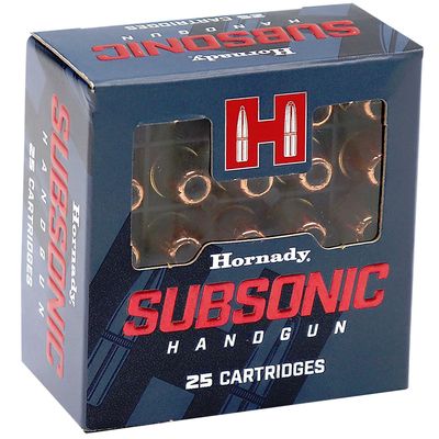 Hornady Subsonic Ammunition 9mm Luger 147 gr XTP 975 fps 25/ct, 090255902877, 90287
