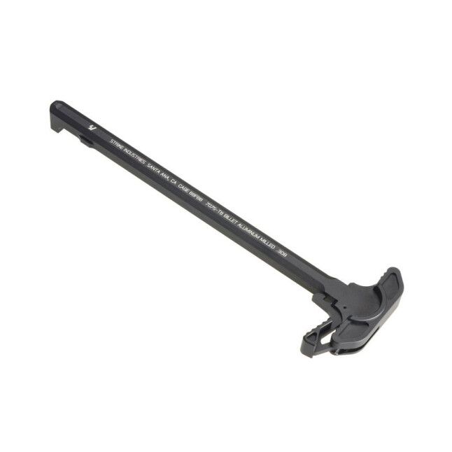 Strike Industries AR-10 Charging Handle With Extended Latch Black, 708747543988, SI-ARCH-EL-308-BK